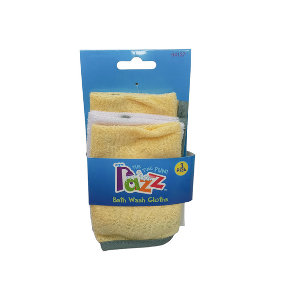 Baby Bath Wash Cloths 3 Pack Infant Toddler 9 Bath Cloths Easter Basket Filler - Picture 6 of 12